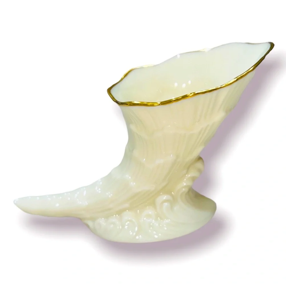 Lenox cornucopia horn of plenty thanksgiving Figurine